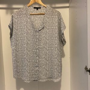 HARVÉ BERNARD WHITE WITH BLACK DOTS TOP